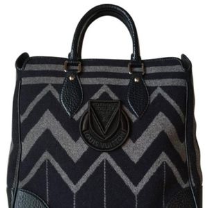 SOLD Louis Vuitton Navy/Grey Cashmere Vail Cabas